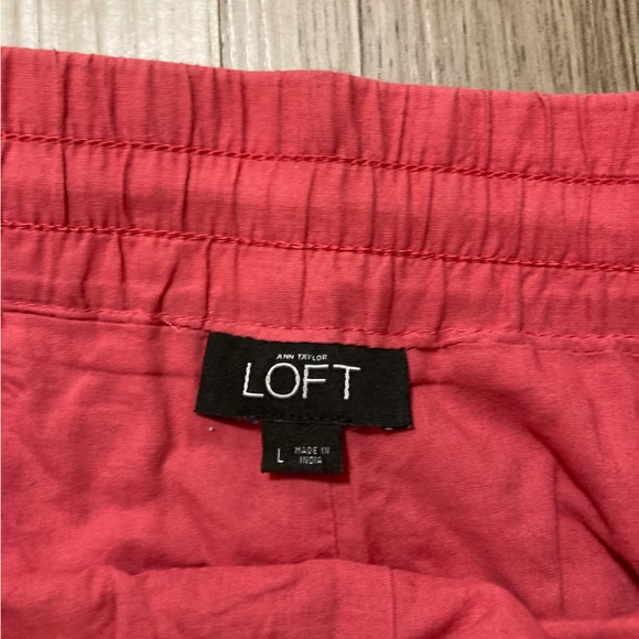 LOFT pink eyelet shorts - Picture 6 of 8